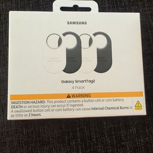 Samsung Galaxy SmartTag2 4-Pack White and Black